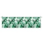 vidaXL Coussin de banc de jardin avec motif de feuilles 180x50x4 cm en tissu Oxford