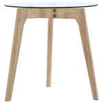vidaXL Ensemble de tables d'appoint 2 Pièces Verre trempé