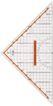 rOtring Centro équerre de professionnelle  rapporteur 180°/1°  hypoténuse 32 cm
