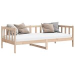 vidaXL Lit de jour sans matelas bois de pin massif 90x200 cm