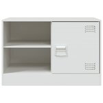 vidaXL Meubles TV 2 Pièces blanc 67x39x44 cm acier