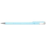 Stylo roller à encre gel hybrid milky  bleu pastel pentel