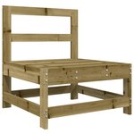 vidaXL Salon de jardin 4 Pièces bois de pin imprégné