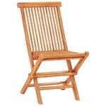 vidaXL Ensemble de bistro 3 Pièces avec coussins anthracite Bois de teck