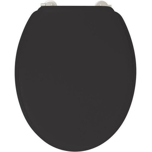 Abattant duplo noir - poudre de bambou