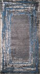 Tapis d'intérieur RING 80 x 150 cm - Bleu