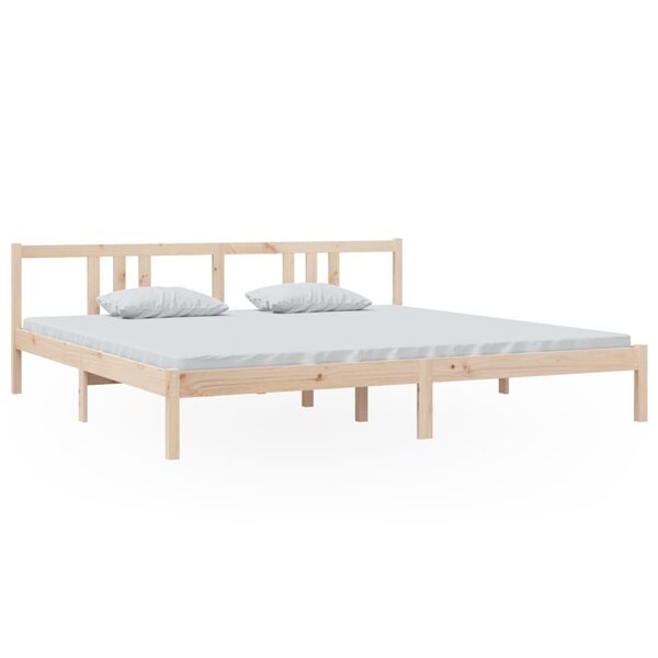vidaXL Cadre de lit Bois massif 200x200 cm