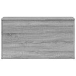 vidaXL Coffre de rangement Sonoma gris 84x42x46 cm Bois d'ingénierie