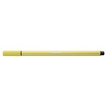 Stylo feutre Pen 68  jaune moutarde STABILO