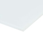 Tableau magnétique panneau écriture école maison bureau mural verre 50 x 30 cm blanc 02_0045504