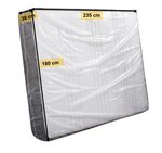 Kit Protection Matelas Ultra Résistant – Pack 3 Housses Imperméables, 1 pour 2 personnes et 2 pour 1 personne.
