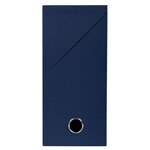 Boite Transfert Dos 120 Mm Papier Toilé - Bleu Foncé - X 5 - Exacompta
