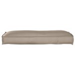 vidaXL Coussin de palette pour dossier Taupe 120x40x12 cm Tissu Oxford
