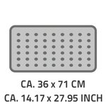 RIDDER Tapis de bain antidérapant Promo Noir