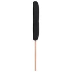 Cabeçal LED vidaXL Noir 90 cm en Velours avec Coussins Boutonnés