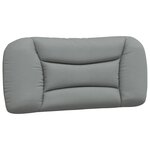 vidaXL Cadre de lit sans matelas gris clair 80x200 cm tissu