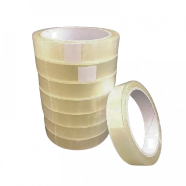 8x ruban adhésif transparent 19mm x 66m (pour dévidoir de table)