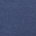 vidaXL Têtes de lit 4 Pièces Bleu 100x5x78/88 cm Tissu