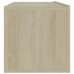 vidaXL Meuble TV Chêne sonoma 100x30x30 cm Bois d’ingénierie