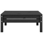 Salon de jardin meuble d'extérieur ensemble de mobilier 3 pièces bois de pin massif noir 02_0016043