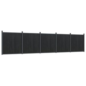 vidaXL Panneau de clôture gris 872x186 cm WPC