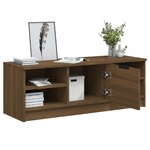 vidaXL Meuble TV Chêne marron 102x35 5x36 5 cm Bois d'ingénierie