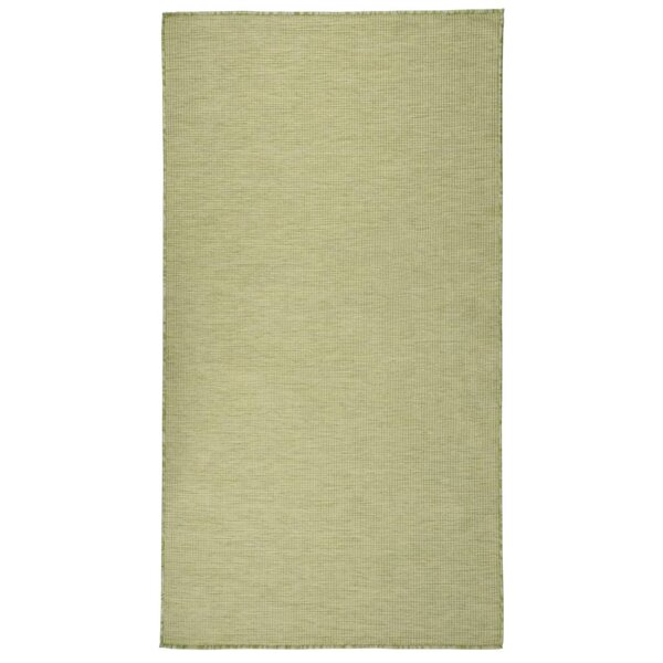 vidaXL Tapis à tissage plat d'extérieur 80x150 cm Vert