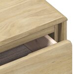 vidaXL Table console SAUDA chêne 89 5x36 5x73 cm bois de pin massif