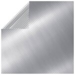 vidaXL Couverture de piscine rectangulaire 600x400 cm PE Argenté