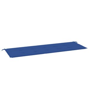 vidaXL Coussin de banc de jardin bleu royal 150x50x3 cm tissu oxford