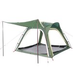 vidaXL Tente de camping 4 personnes vert libération rapide imperméable