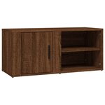 vidaXL Meuble TV Chêne marron 80x31 5x36 cm Bois d'ingénierie