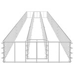 vidaXL Lit surélevé à gabion Acier galvanisé 360x30x10 cm
