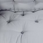 Coussin canapé palette vidaXL en tissu gris