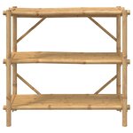 vidaXL Étagère à 3 niveaux 100x40x90 cm bambou