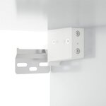 vidaXL Ensemble de meubles TV 2 Pièces blanc brillant bois d'ingénierie