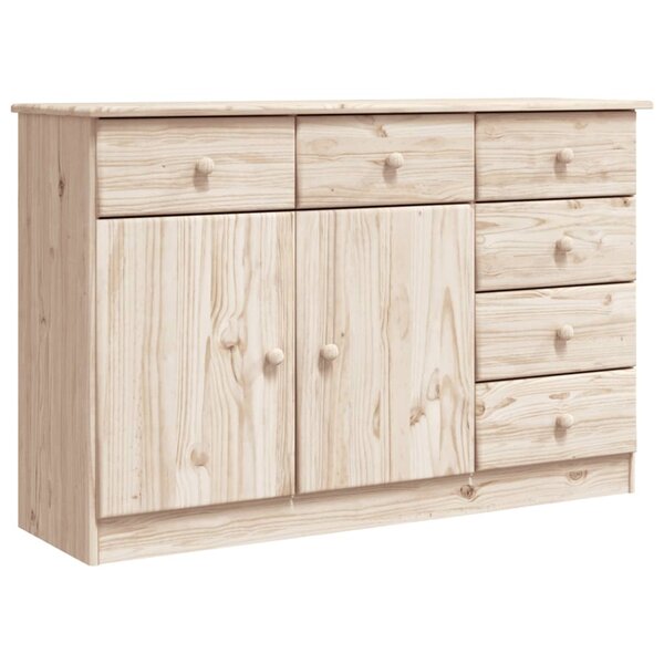 vidaXL Buffet ALTA 112x35x73 cm bois massif de pin