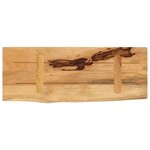 vidaXL Dessus de table 70x30x2 5 cm bord vif bois massif manguier brut