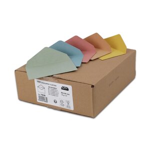 Assortiment de 1000 enveloppes élection recyclées 90x140 75 g/m² gpv