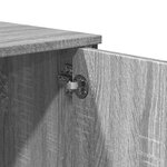 vidaXL Table console sonoma gris 100x35x74 5 cm bois d'ingénierie