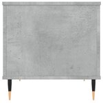 vidaXL Table basse Gris béton 60x44 5x45 cm Bois d'ingénierie