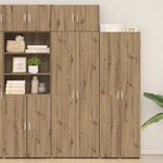 Étagère vidaXL Chêne Artisan 70x42.5x225 cm Bois d'ingénierie