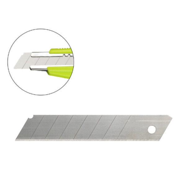 Lame rechange q-connect cutter kf17106 18mm etui      blister 5 unites