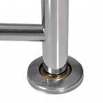 Porte serviettes double - Barre Fixe 2 tubes