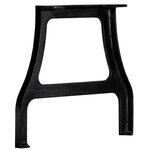 vidaXL Pied de table basse 2 Pièces Cadre en A Fonte