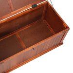 vidaXL Coffre de rangement 79x34x32 cm Bois d'acacia solide