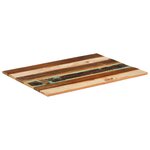 vidaXL Dessus de table rectangulaire 60x80 cm 15-16 mm Bois récupéré