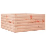 vidaXL Jardinière 50x50x23 cm bois massif douglas