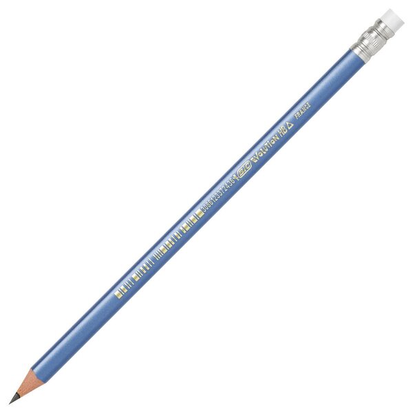 Evolution Triangle, crayon graphite avec gomme, mine HB, corps triangulaire (paquet 12 unités)
