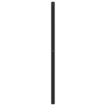 vidaXL Tête de lit métal noir 193 cm
